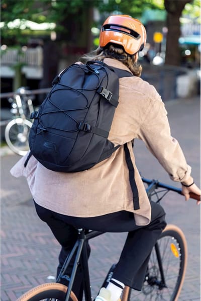 Fietshelm ABUS HUD-Y goldfish orange S - 51-55 cm - oranje - Geschikt voor gebruik op elektrische fietsen - stadsfietsen - 280 g