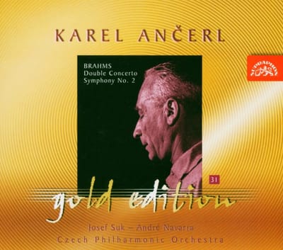 Czech Philharmonic Orchestra, Karel Ančerl - Ancerl Gold Edition 31. Brahms: Double Concerto, Symphony No.2 (CD) (Remastered)