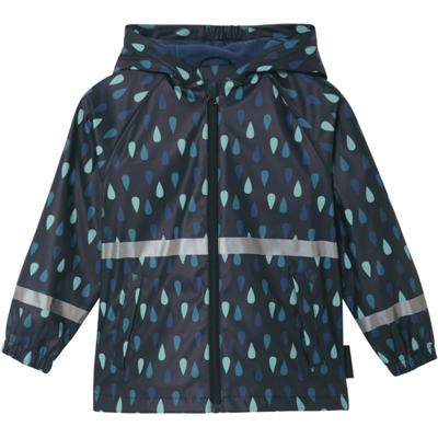lupilu Kinder regenjas (Marineblauw/patroon, 86/92)