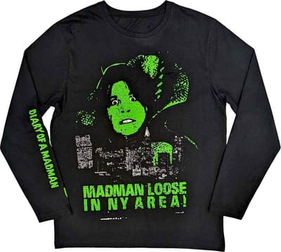 Ozzy Osbourne - Madman Loose Longsleeve shirt - S - Zwart