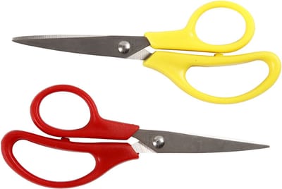 Kinderscharen, L: 12,5 cm, puntig, rechts- & linkshandig, 12 stuk/ 1 doos