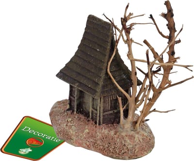 De Boon Huis Met Houten Boom 9CM
