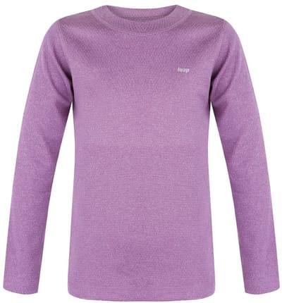 Kinderthermojersey Loap Pirru Paars - 164