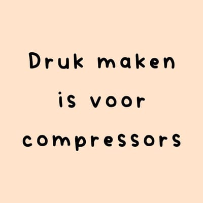 Tegeltje druk maken