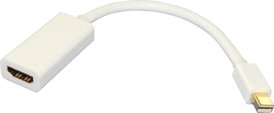 Scanpart Mini DisplayPort naar HDMI adapter kabel - 20 cm - Geschikt voor PC en TV - Converter - 4k ultra HD
