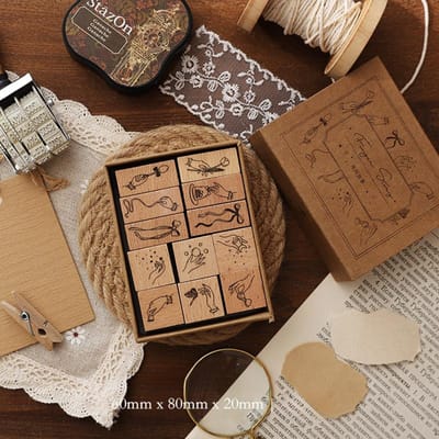 Chinees Karakternummer Heelal Bloem Week Houten Rubberstempel Scrapbooking Deco DIY Knutsel Standaard Houten Stempels C