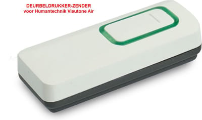 HUMANTECHNIK Visutone DEURBELDRUKKER-ZENDER voor Humantechnik Visutone Air - Bell Push zender - A-2510-0
