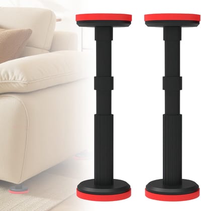 steunstang 18-45 cm, verstelbaar steunsysteem tot 200 kg, in hoogte verstelbare montagesteun voor kast, wastafel en meubels, stabiele kaststeun, universele steunbok (2 stuks)