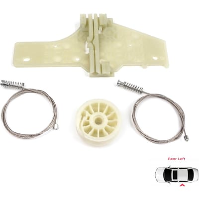 BWR5339 Reparatieset Raammechanisme Achter Links voor Peugeot 207 WA WC WK SW 2006–2015 5-Deurs 9223A3