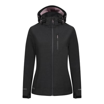 Trespass Dames/Dames Lorimer DLX Softshell Jas (Donkergrijs mergel)
