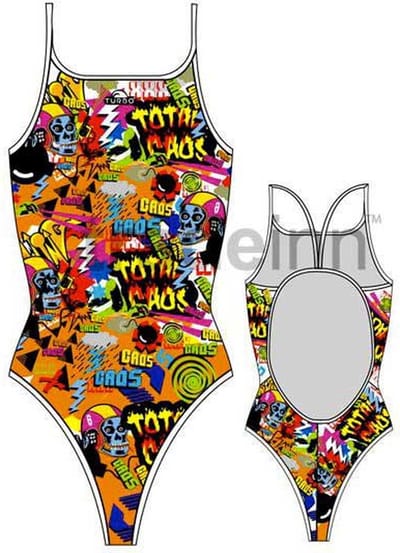 Turbo Total Caos Zwemkleding Veelkleurig 7-8 Years Meisje