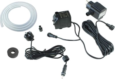 Complete Set Fonteinpomp met 1 LED Spotlight - 450 L/H