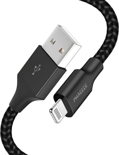 Oplader kabel geschikt voor iPhone 14, 13, 12, 11, x met Lightning naar usb - Kabel 1 meter - Phreeze