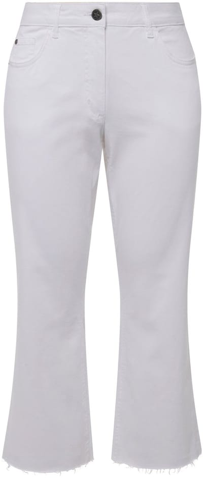 Angel of Style - Dames - 7/8-jeans Claire stretchcomfort gesneden zoom 5-pocket - Sneeuwwit - Maat 42