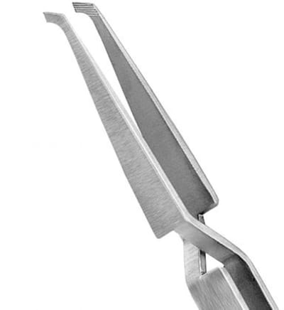 Belux Surgical Instruments Direct-Bond Bracketpincet 14 cm – Orthodontisch Pincet – Bracket Tweezers – Chirurgisch RVS – Tandartsinstrument – Zilver