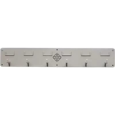 Grooming Deluxe - Bridle hanger with 6 hooks & name tag silver