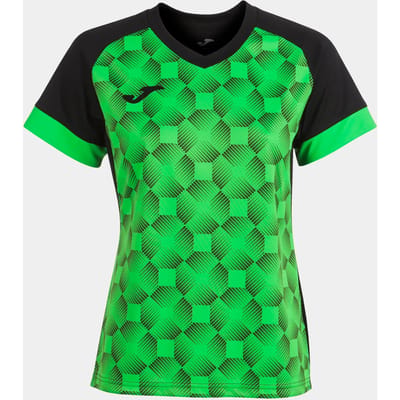 Joma Supernova Iii T-shirt Met Korte Mouwen Groen,Zwart S Vrouw