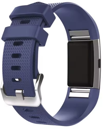 Blauw bandje - Bandje geschikt voor Fitbit - Fitbit Charge 2 Sportbandje - Blauw - Small - Horlogeband - Excl. fitbit - Armband -Polsband - Stappenteller - van CHPN