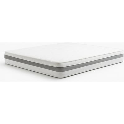 The White Stone Matras 80x190 | Thermogevoelige Waterfoam, Hoge Stevigheid, Ademend en Hypoallergeen | Stabiel Comfort en Ergonomische Ondersteuning | Praktische Vacuümverpakking
