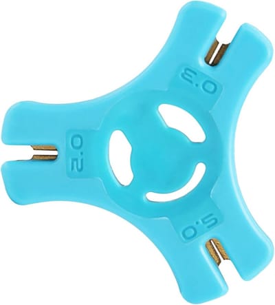 Visdraad Stripper - Draadverwijderaar Kabel - Vislijn Beheer - Robuust TPE PP - 0.2-0.5 mm - Blauw