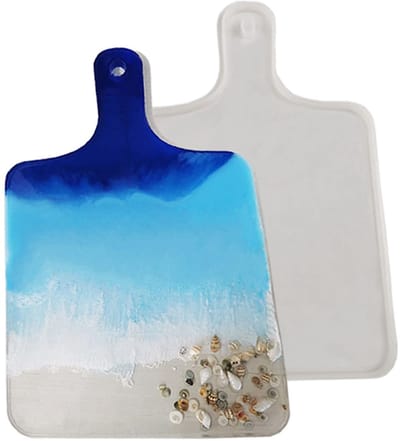 Dailygoods- Siliconen Dienblad met Handgrepen - Serveerplank - Snijplank - Tapasplank - Borrelplank - Geschikt voor DIY Craft
