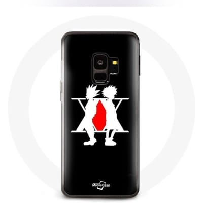 Coque - Hunter x Hunter - Samsung Galaxy S9 - Rigide - Noir - Manga Logo noir