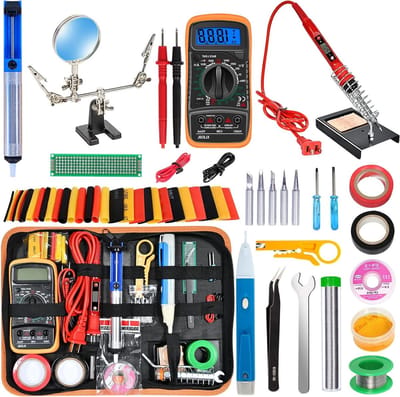 Soldeerbout Set - Digitale Soldeerpen - Elektronica Reparatie - Verstelbare Temperatuur - 80 Watt - Niet gespecificeerd