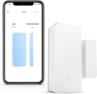 Draadloze Deurraamsensor, Compatibel met Alexa en Google Home, Ontvang Waarschuwingen op Smartphone bij Openen en Sluiten