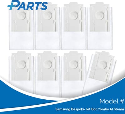 Samsung Bespoke Jet Bot Combo AI Steam Stofzakken (8 Stuks, Plus.Parts® alternatief voor VCA-RDB95)