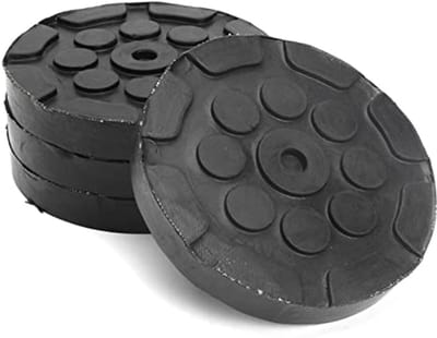 4 Stuks Heavy Duty Auto Jacking Lift Pads - Ronde Rubberen Arm Pads voor Auto Lift
