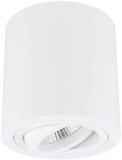 Yphix Roma Opbouwspot - Rond - 1 Lichtpunt - Kantelbaar - 90x95mm - Wit