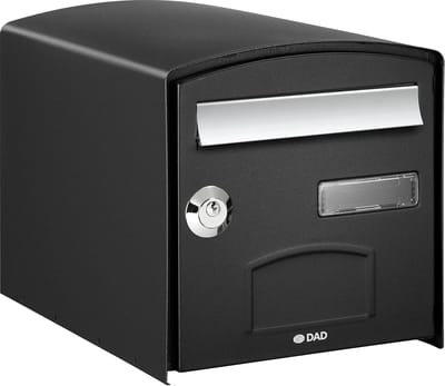 Brievenbus - Postbus brievenbak - Veilig post ontvangen - Afsluitbaar cilinderslot - 3.4 Kilogram - Zwart