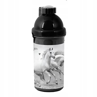 Paso Bidon Konik 550 ml - Zwart, Voor Meisjes, School & Sport