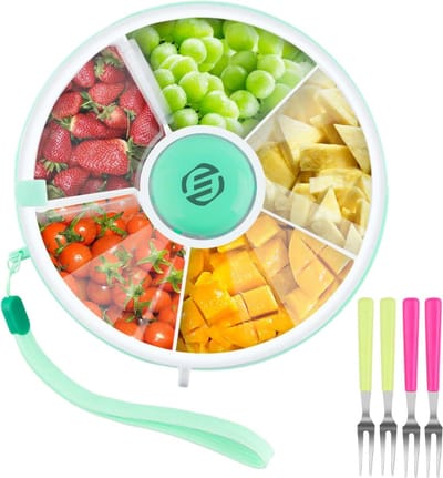 Equivera Snack Spinner - Snack Doosjes - Snackbox - Snackbox kinderen - Snackdoosjes kleuter - Snackspinner - Snackdoos - Snack Box - Snack Doos
