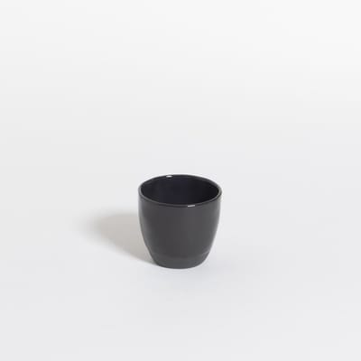 The Table atelier - espressokopje - Ø 6 - 65 cl - handgemaakt - zwart/wit