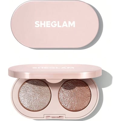 Prismalight Baked Gelee Oogschaduw Duo-01 Quartz Rising Merk Beauty Cosmetica Make-Up Voor Vrouwen En Meisjes