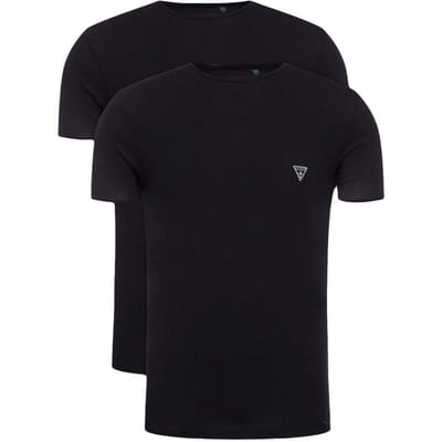 Guess T-shirts met korte mouwen en ronde hals voor heren, in een verpakking van 2 stuks.
