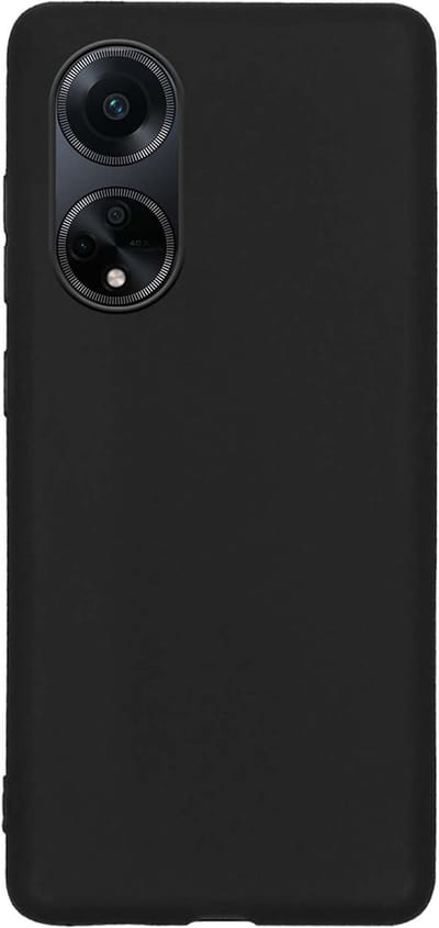 Hoes - Geschikt voor OPPO A98 - Sterk & Shockproof - Hoesje Cover - Siliconen Case - Zwart