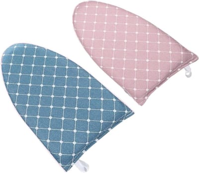 Stoom Handschoenen - Strijkijzer Handbeschermer - Kleding Stomen - Anti-stoom Ontwerp - 25x15cm - Roze Hemelsblauw