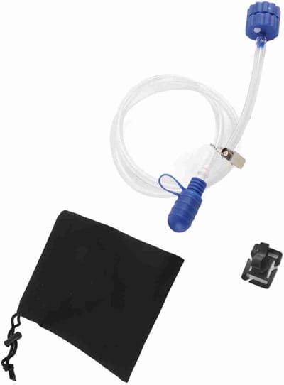 Drinkslang Hydratatie - Water Slang - Buiten Activiteiten - Universele Aansluiting - Tot 80 cm - Blauw Transparant