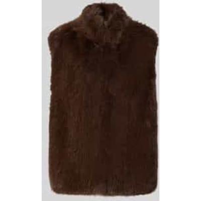 Bodywarmer van imitatiebont model 'Gilet'