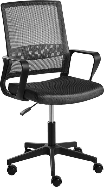 EASE - Bureaustoel - Zwart - Mesh
