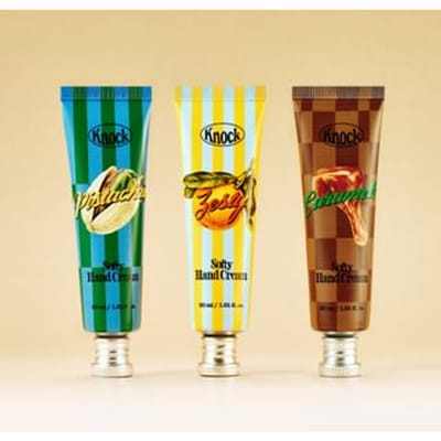 Knock, - Softy Hand Cream - 3 Types Pistachio