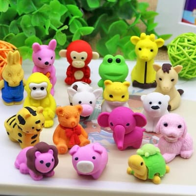 Leuke Gummen - Dieren Gummetjes - Puzzelen en Spelen - Demontabel Ontwerp - 50 Stuks - Stijl Gemengd