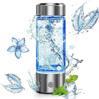 Luxe Waterstof Generator – Hydrogen Water Fles Generator – H2 – Gezondheid – 2024 Design – Transparant