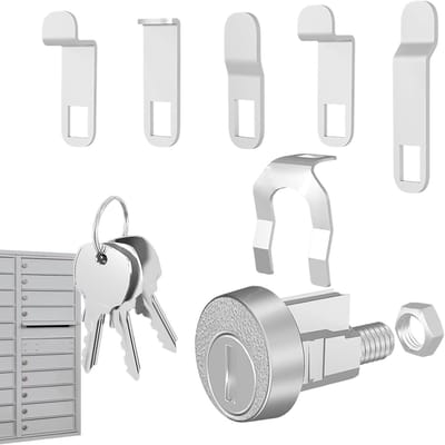Brievenbusslot - Zinklegering Slot - Buitenruimte Beveiliging - Veelzijdig Toepasbaar - 10 x 5 x 1 cm