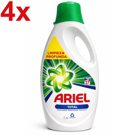 Ariel Total Vloeibaar wasmiddel 4x 1485ml - 4x27 Wasbeurten