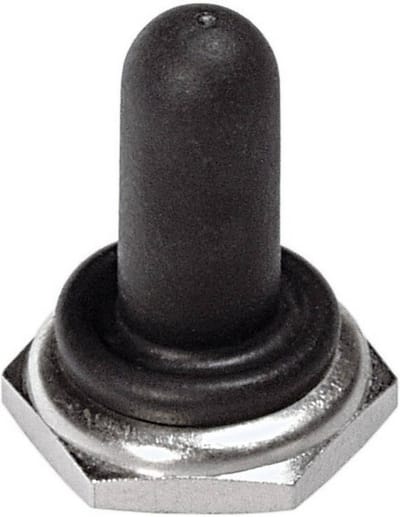 APEM N36116005 U851 Afdichtkap Opdrukmotief Zonder opdruk Vernikkeld, Zwart 1 stuk(s)
