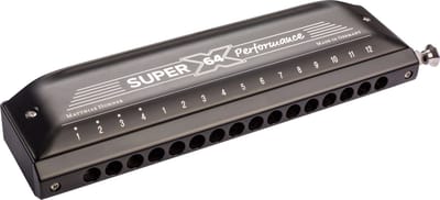 Hohner Super 64X Performance chromatische mondharmonica met etui