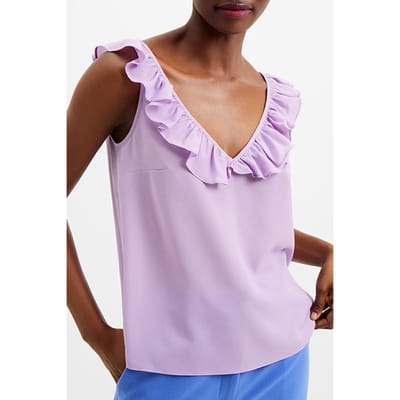 French Connection Recycled Crepe Slvless Cami Purple Größe: XS | Tanktops Outlet | Damen | Violett